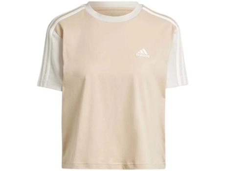 Camiseta de Mujer ADIDAS Corta Cr Beige (M)