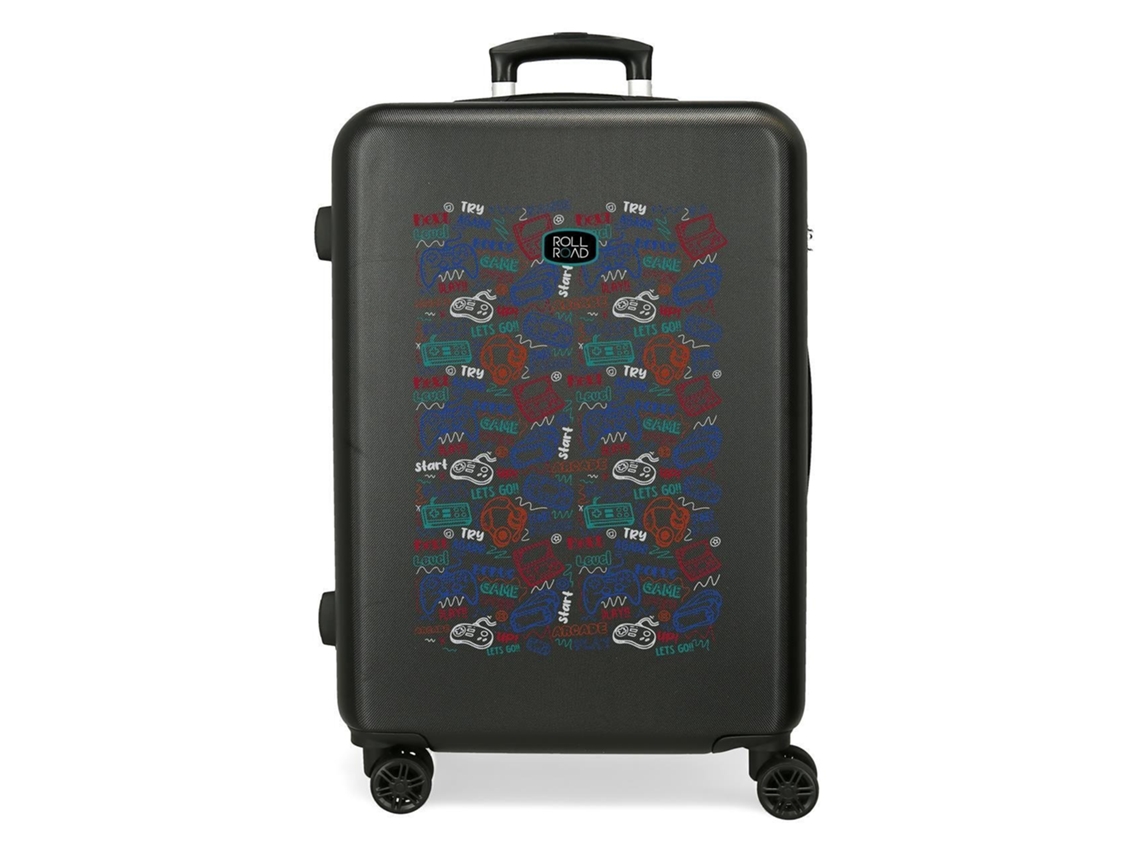 Maleta de Viaje Mediana MOVOM Next Level Negro (56 L)