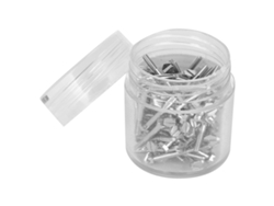 100 Tornillos De Cabeza Plana Con Ranura Para Reparación De Relojes Y Teléfonos Móviles