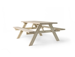 Mesa de picnic clásica Ungurs verde Amata