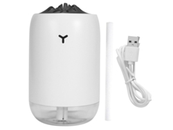 Humidificador de escritorio USB portátil Mdug de 260 ml, difusor de aire, blanco