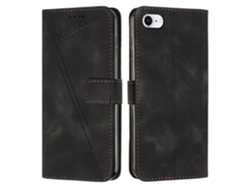 Funda De Piel Para Iphone Se 2022/2020 Con Cierre Magnético Resistente Y Tarjetero Compatible Con Iphone Se 2022/2020