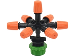 Aspersor De Jardín Para Riego Césped Cabezal Macho 1/2" Y