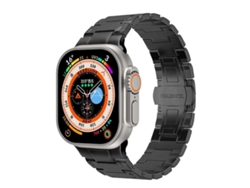 Correa metálica para Apple Watch con cierre de mariposa, estilo mecánico, CSYY (42 x 41 x 40 x 38 mm)