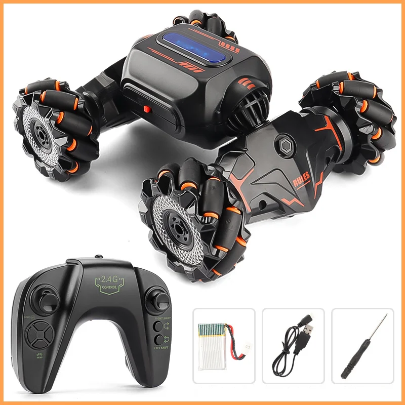 Camión Todoterreno Con Control Remoto Giratorio De 2,4 G Y Detección De Gestos (naranja)
