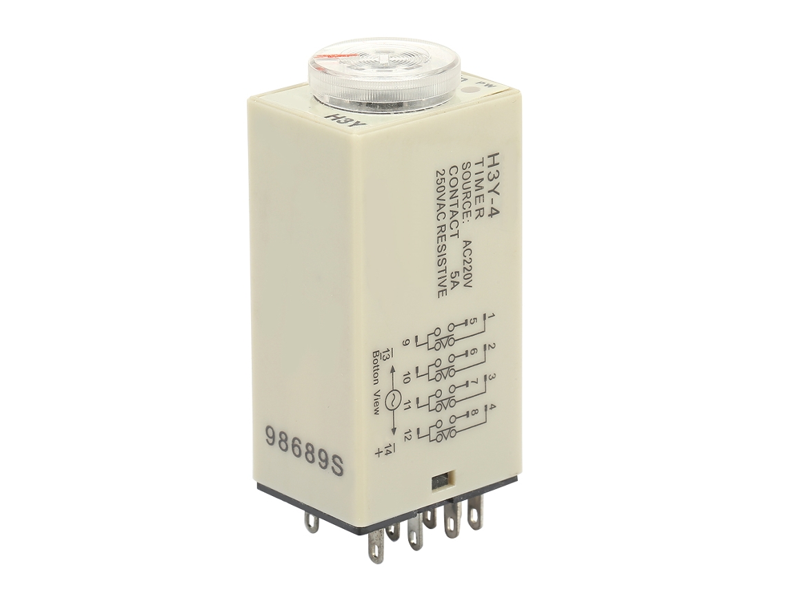 Veloriskku-relé Temporizador De Encendido Com Atraso H3y-4 0-60 Minutos 5a Ac