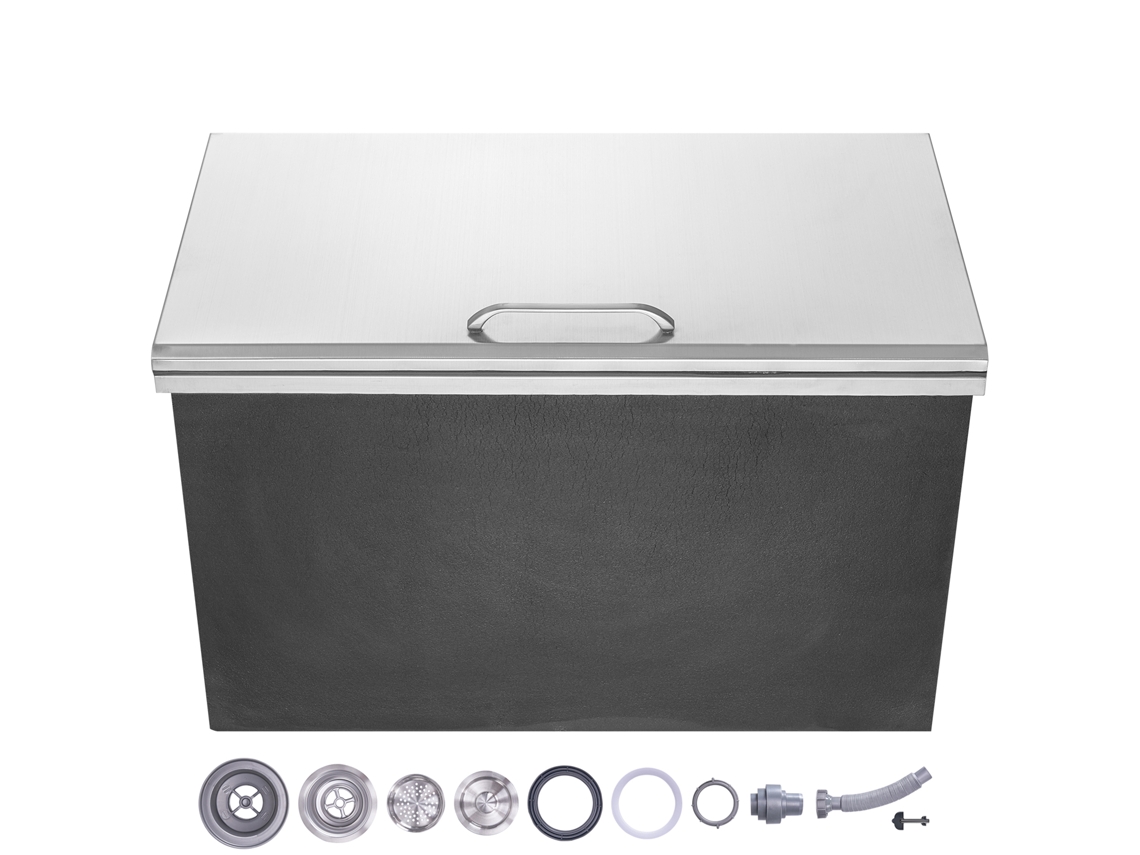 Contenedor de hielo comercial Succebuy, 610 x 508 x 382 mm