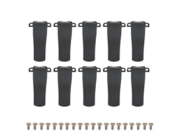 10 Anillos De Plástico De Repuesto Para Correa De Radio Walkie-talkie Baofeng Bf 666s 777s 888s T 200s