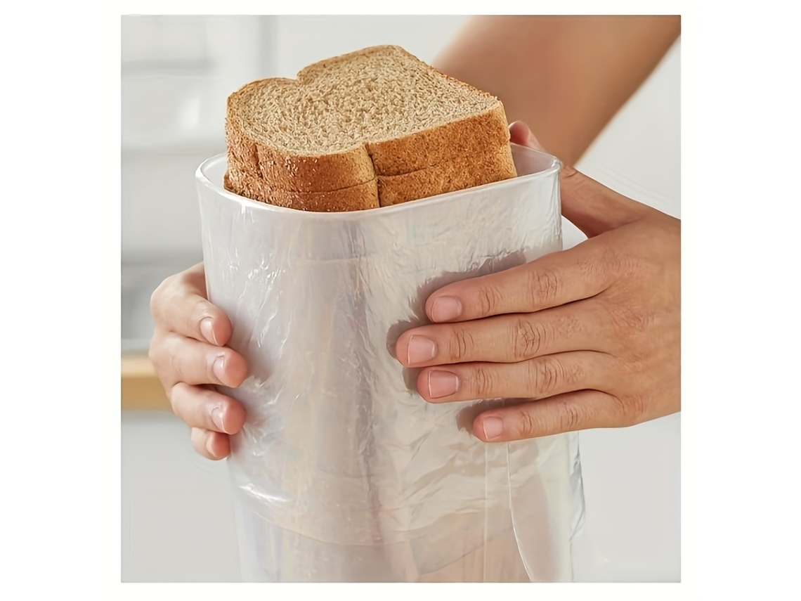 Innovador recipiente de plástico MDUG para almacenar alimentos y pan