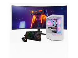 Neo-pc Gaming Ryzen 9 5950x / Rtx 5070 / 32gb Ram / 1tb Ssd / Windows 11 Pro / Monitor Curvo 34” Qhd 165hz / Signal Blanco