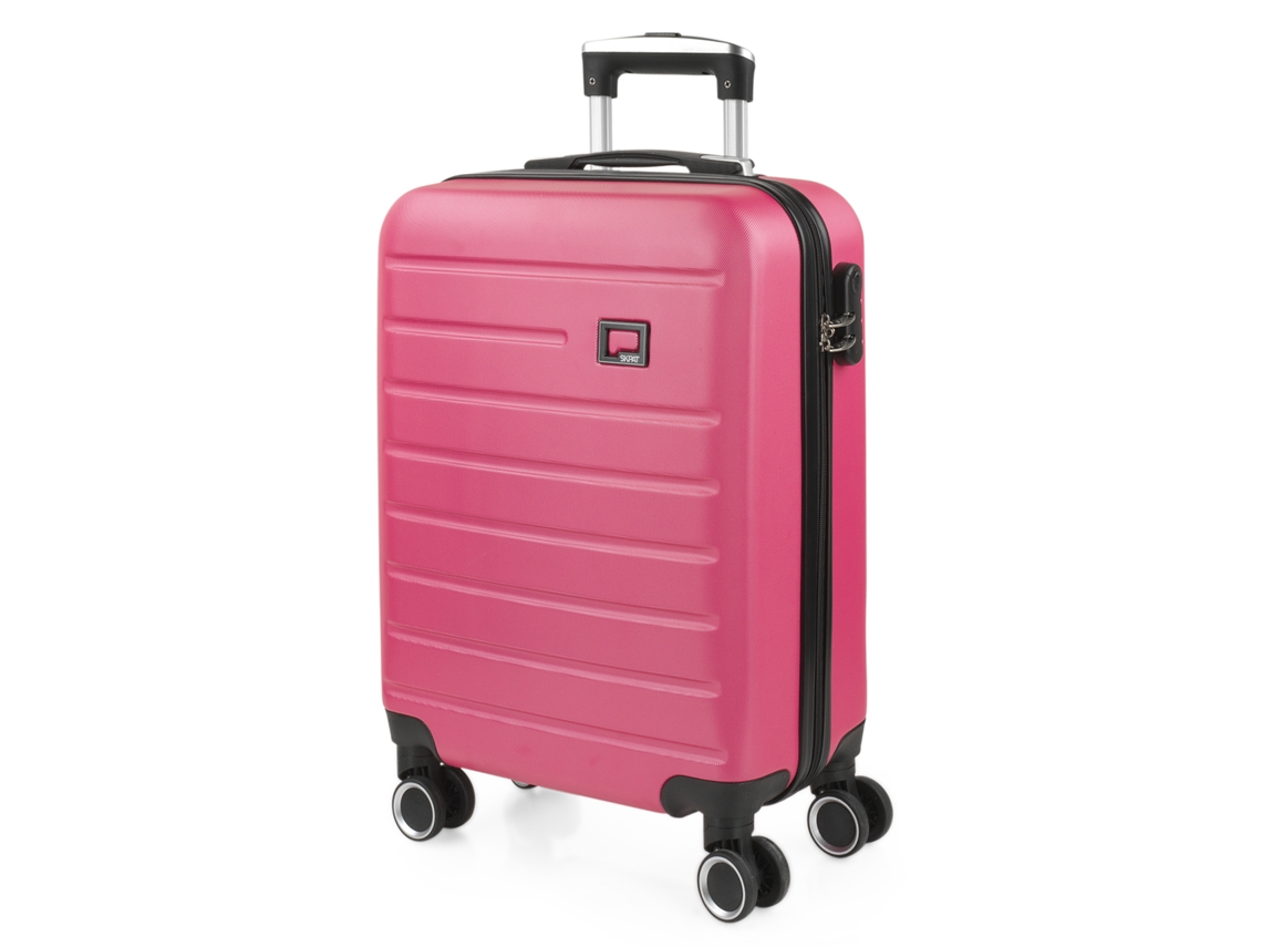 Maleta Abs Pequeña SKPAT Nantes fucsia (40X55x20 Cm - 36L)