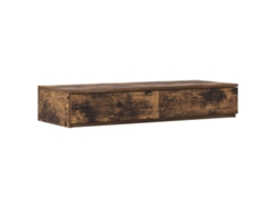 Maison Exclusive - Cajones De Cama Con Cajón Roble Ahumado 100 X 36,5 X 16,5 Cm