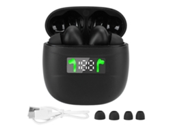 Auriculares Deportivos Intrauditivos Estéreo Bluetooth 5.2 Tws Con Compartimento De Carga, Color Negro.