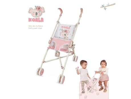 Koala Silla de Muñeca Plegable para Muñecas de Hasta 48 Cm. DE CUEVAS TOYS