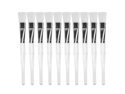 10pcs Brocha Suave De Fibra Fina Para Mascarilla Facial Herramienta Diy De Cuidado De La Piel