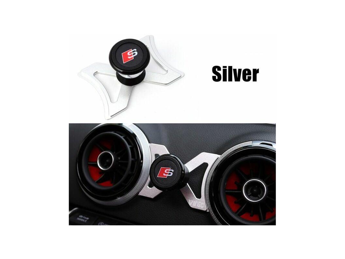 Soporte de teléfono para coche Audi A3, S3, RS3, 8 V, giratorio 360°, magnético, GPS, accesorios de estilo, plateado, Ehstmind
