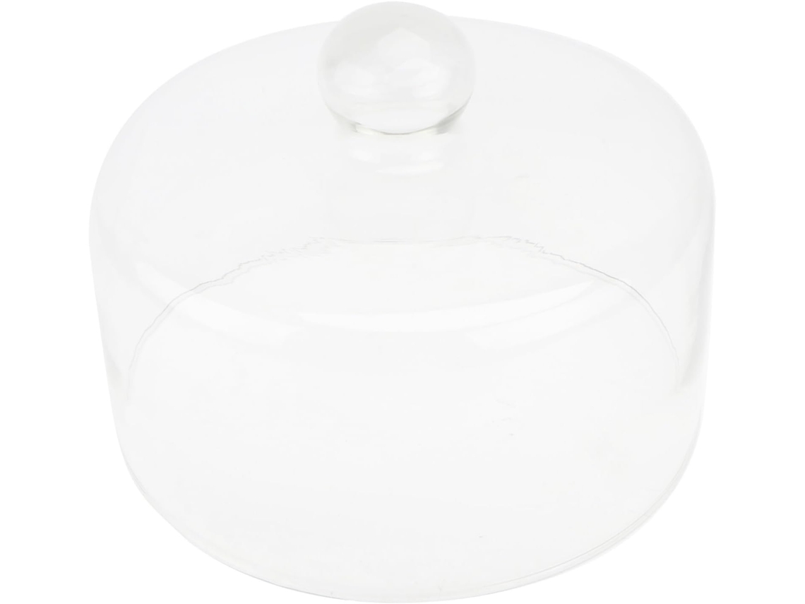 Tapa de vidrio transparente sin plomo para pasteles, protector de alimentos para cocina y bufé. Tapa de vidrio transparente sin plomo Gokoco.