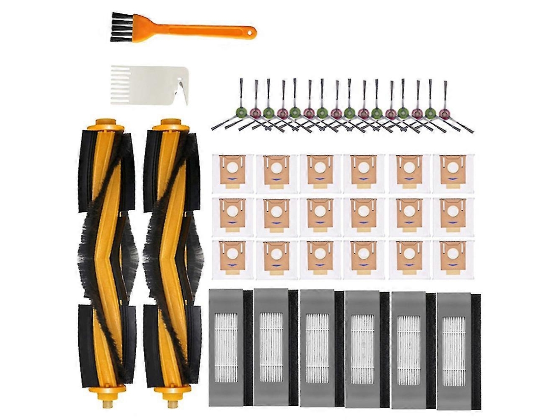 Accesorios para la aspiradora robot Deebot T9 T8 N8: cepillo lateral principal, bolsas para polvo, filtros.