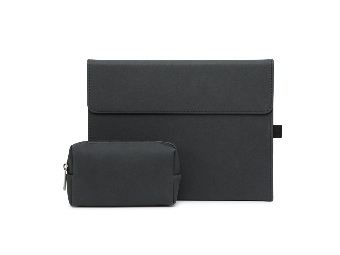 YUYSAN Funda de Cuero para Tableta Adecuada para Surface Pro 9/10/11 (TPU Soft Cover) con Power Cover Negro Mate
