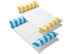 NEVEANCE Hamaca inflable multiusos semisumergible, portátil y flexible, ideal para actividades de verano al aire libre para adultos. Material de PVC de alta ca