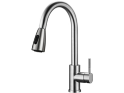 Grifo De Cocina 29a55, Grifo Mezclador Extraíble Para Fregadero Con Acabado Níquel Cepillado.