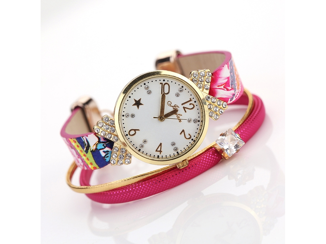 Reloj De Pulsera Analógico De Cuarzo Para Mujer Con Elegante Correa De Piel Sintética (gris)