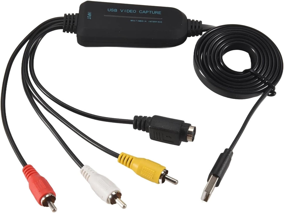 Tarjeta De Captura De Vídeo Usb 2.0 De Un Solo Canal, Convertidor Digital De Dispositivo Av