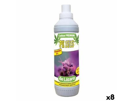 Fertilizante para plantas DE LÁZARO PK 15/15 Estimulador de floración (8 Unidades)