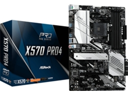 Placa Base ASROCK X570 Pro4 (Socket Zócalo AM4 - AMD X570 - ATX)