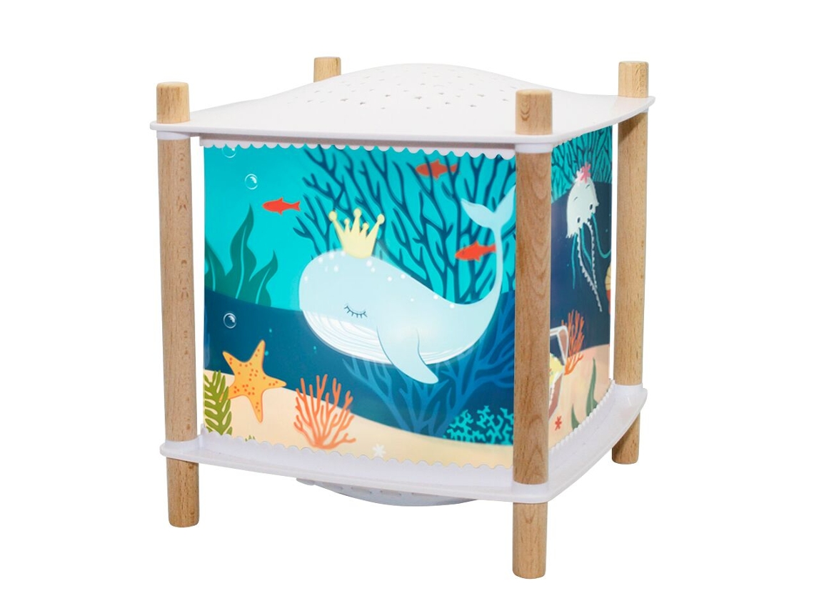 Luz Quitamiedos TROUSSELIER (Madera - Azul - 16 x 16 x 16 cm)