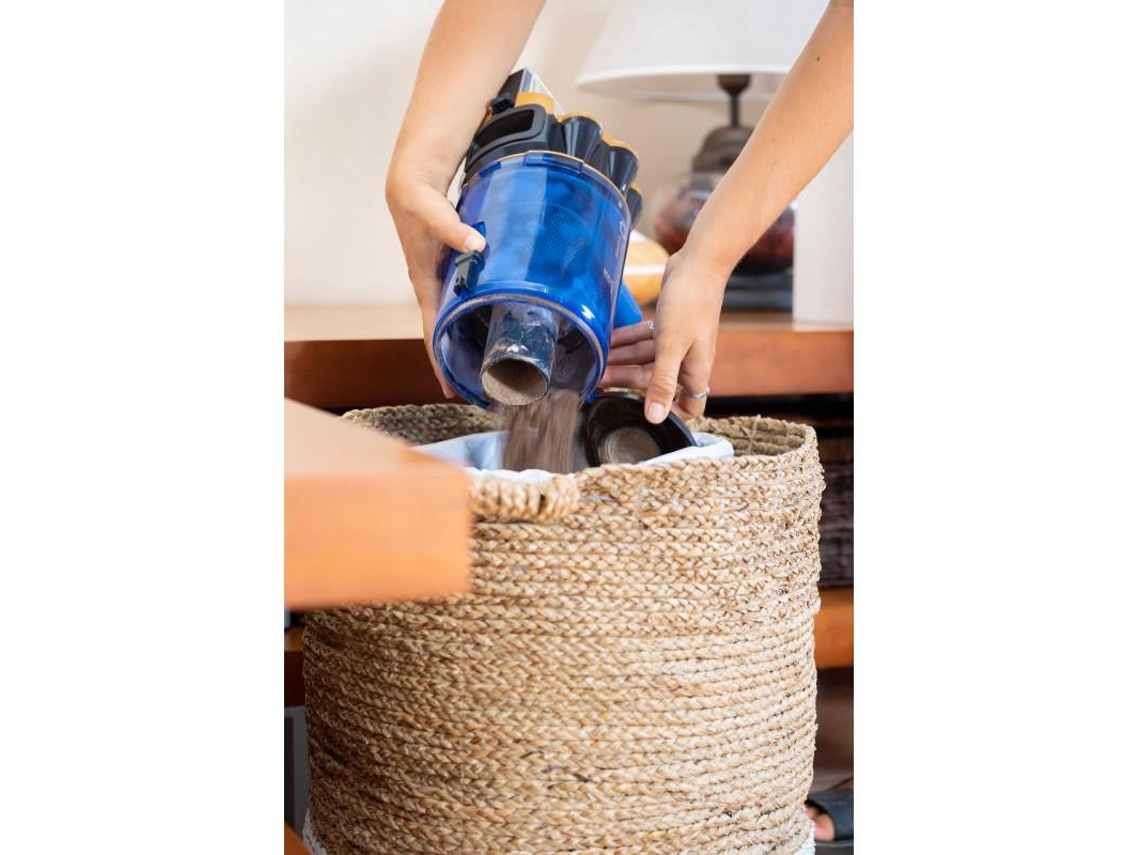 ECODE® Aspirador de Trineo sin Bolsa 900W, Sistema Multi Cyclone, Filtro Doble HEPA, Depósito 2L, Cepillo Mascotas, Apto Todas Superficies ECO-370