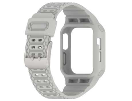 Correa de TPE para Apple Watch Series 8/7 41mm/6/5/4/SE/SE (2022) 40mm/3/2/1 38mm - canoso