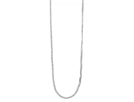 Cadena en Plata de Ley 925 Concha Bañada en Rodio 45 Cm