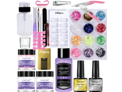 Kit de decoración de uñas, herramientas para uñas, pincel para uñas, extensiones de uñas, decoraciones de uñas estilo 7 Yunzii