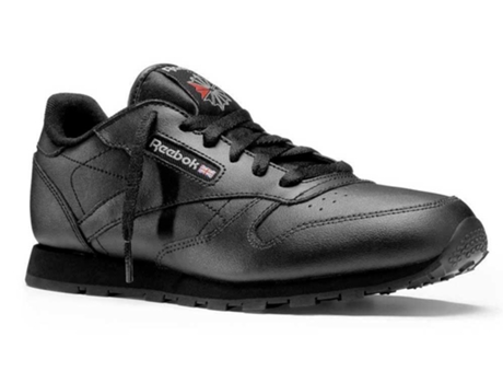 Zapatillas REEBOK Classic Leather Niños (37 - Negro)