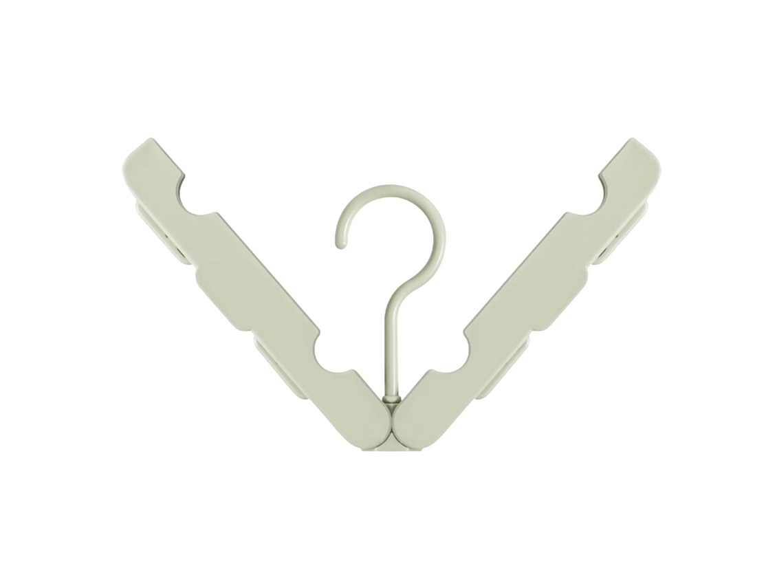 Percha de viaje plegable de plástico antideslizante