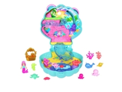 Conjunto de minifiguras y animales de Polly Pocket Isla de Lentejuelas Jcb16 Polly Pocket
