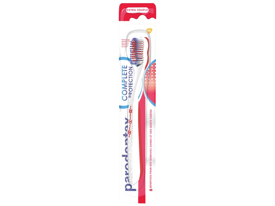 Cepillo de Dientes Completo Protección Extra Suave Color: Rojo PARODONTAX
