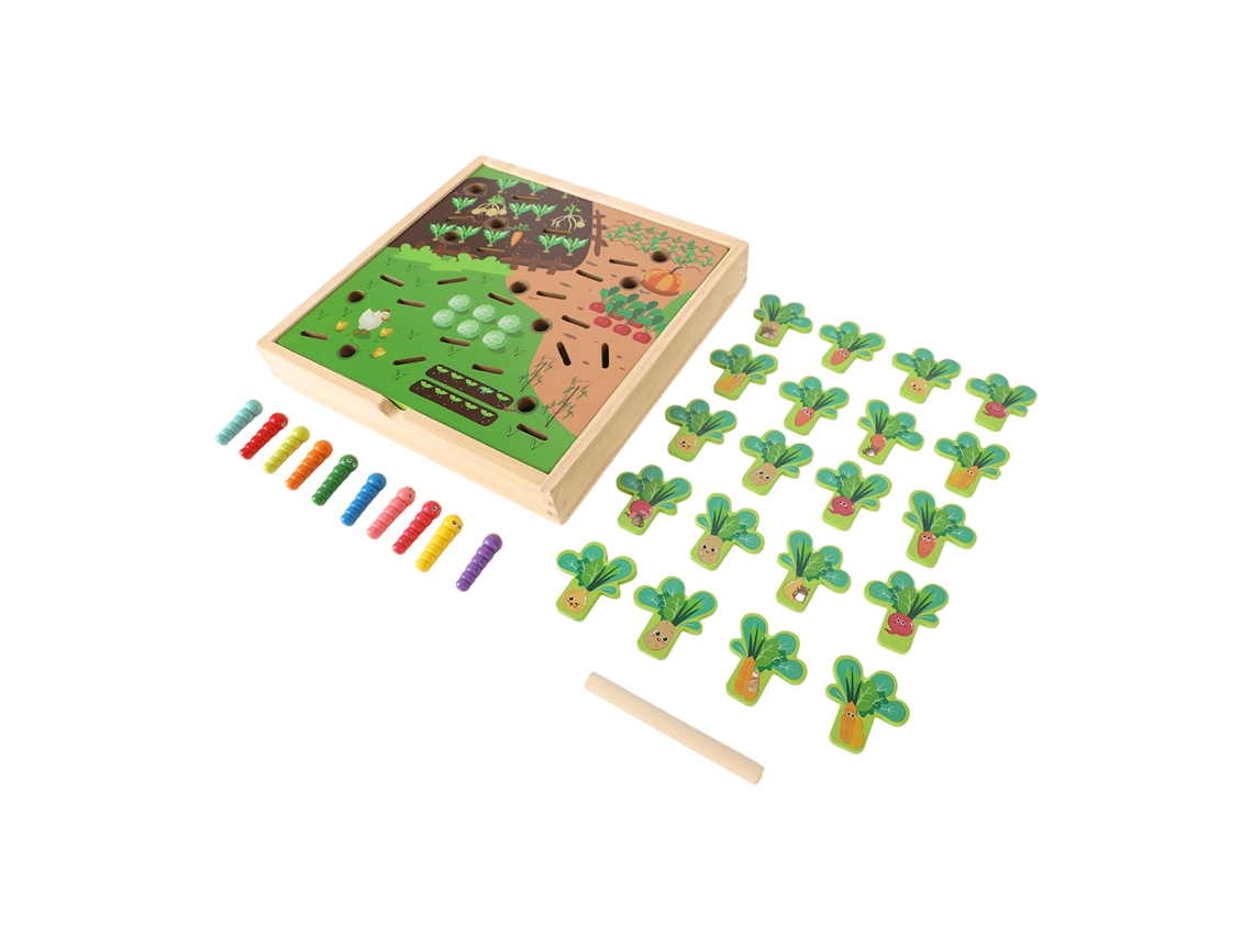 Juego De Memoria De Verduras De Madera Juego Mágico De Cosecha De Zanahorias Juguete Educativo Temprano Para Niños