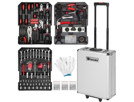 Box TECTAKE De Herramientas De Aluminio con 799 Elementos