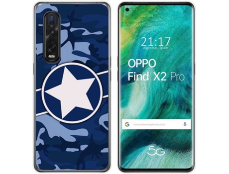 Carcasa Oppo Find X2 Pro TUMUNDOSMARTPHONE Camuflaje 03