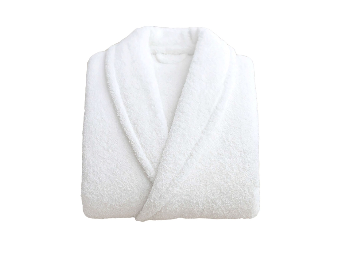 Albornoz Hotel Spa Algodón Rizo 400 G/m² | L - Adultos De Contextura Media Blanco
