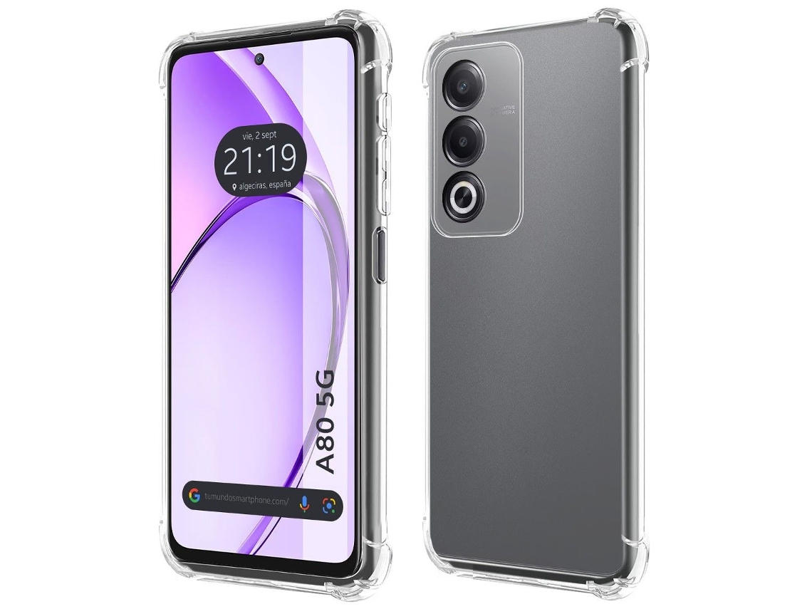 Funda para Oppo A80 5G TUMUNDOSMARTPHONE Silicona Transparente