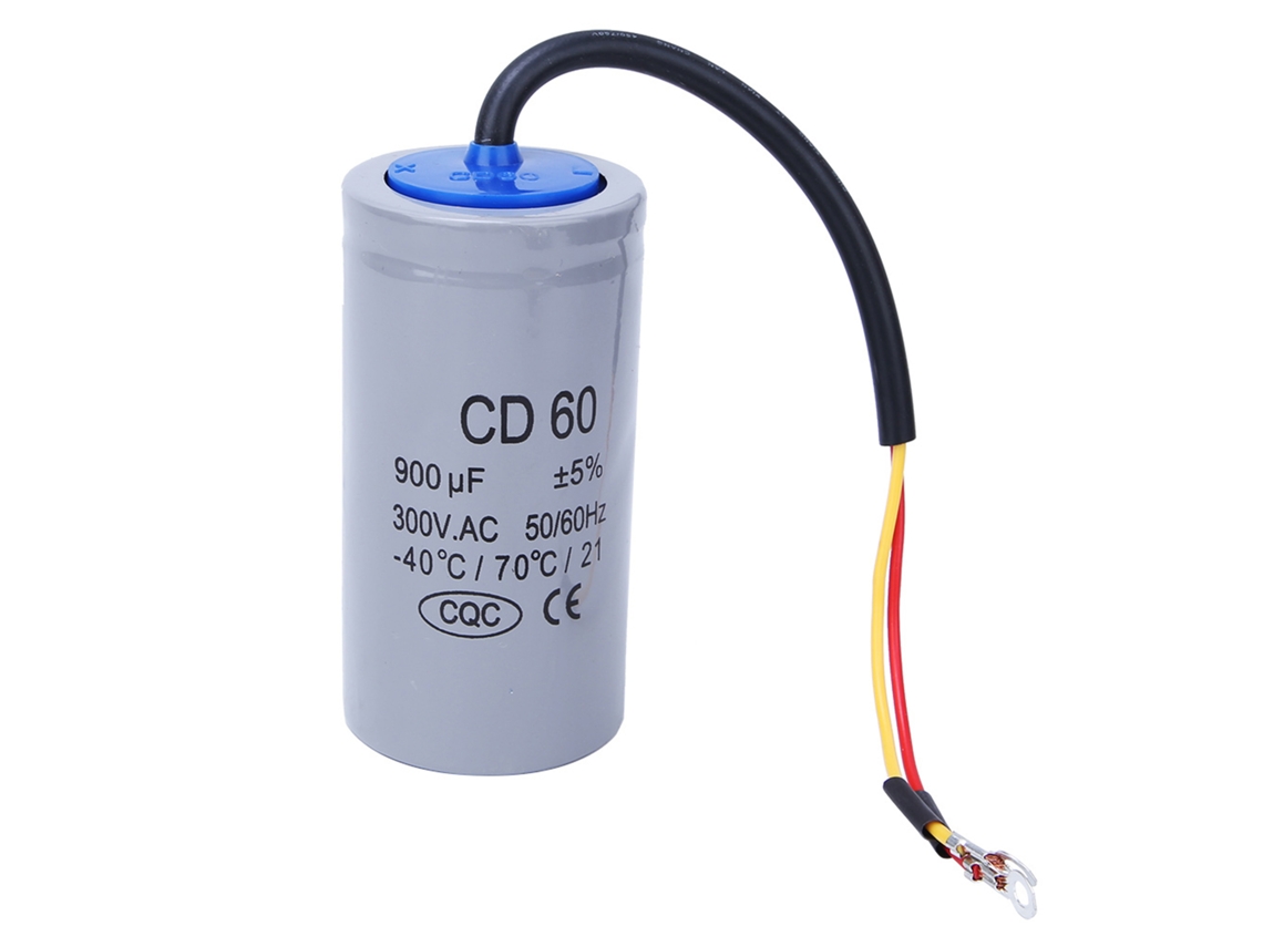 Condensador Cd60 De 300 V Ca Y 900 Μf Para Motor De Bomba De Aire Acondicionado, Condensador De Arranque Y Funcionamiento.