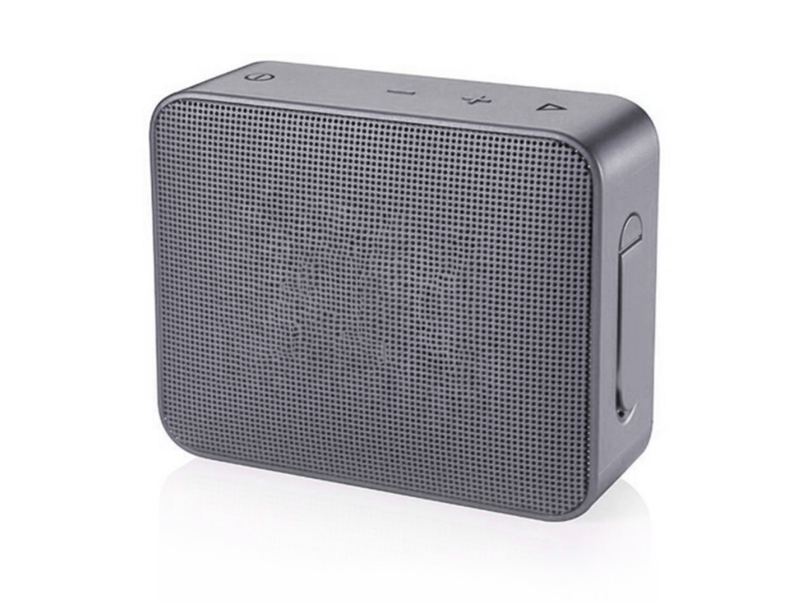 Mini Altavoz Bluetooth Inalámbrico Portátil Con Graves Hifi Estéreo Para Exteriores, Viajes Y Hogar (gris Plateado)