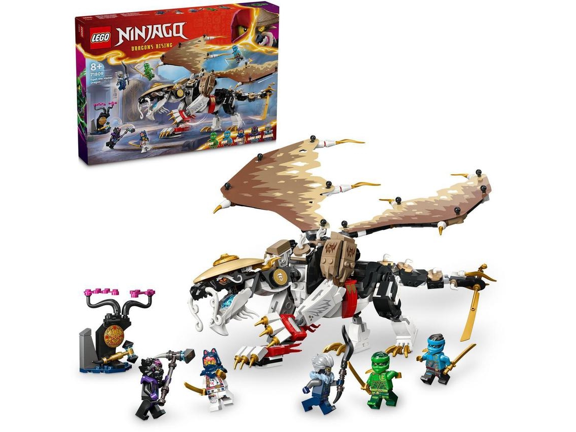 LEGO NINJAGO: Egalt, o Mestre Dragão – Set de combate com herói (532 peças)
