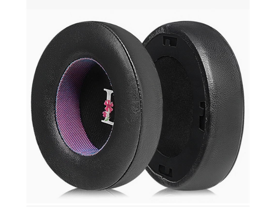 Almohadillas para auriculares Xiaomi AKG K612, espuma suave, piel de oveja, color negro y morado.
