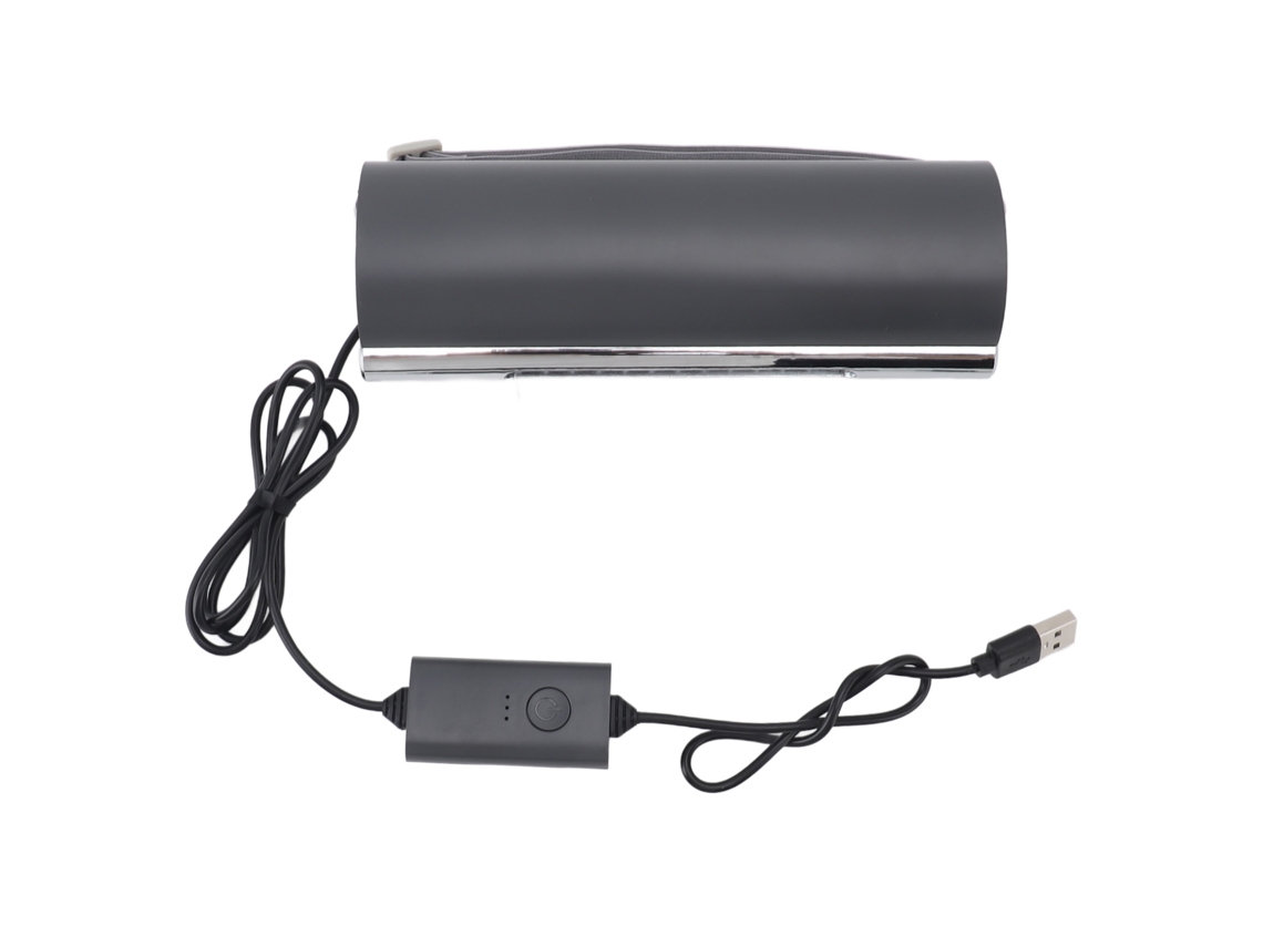 Ventilador para coche de 3 velocidades, silencioso, para SUV y autocaravanas, color gris.