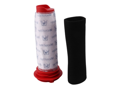 Filtro bastão + inserção de espuma para aspirador sem fio bosch athlet (2 de cada)
