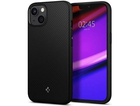 Carcasa Apple SPIGEN iPhone 13 Matte Rígida 48 Negro